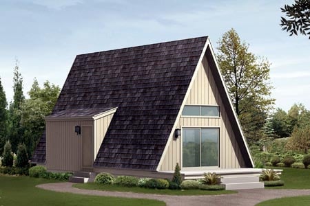 Small A-Frame House Plan