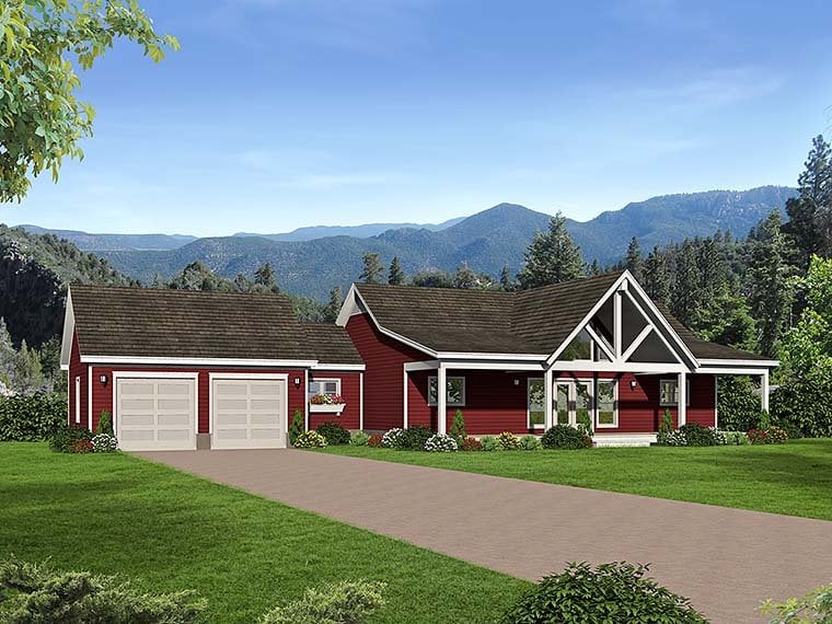 Mountain Ranch Home Plan