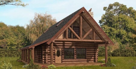 American Log Cabin Plan