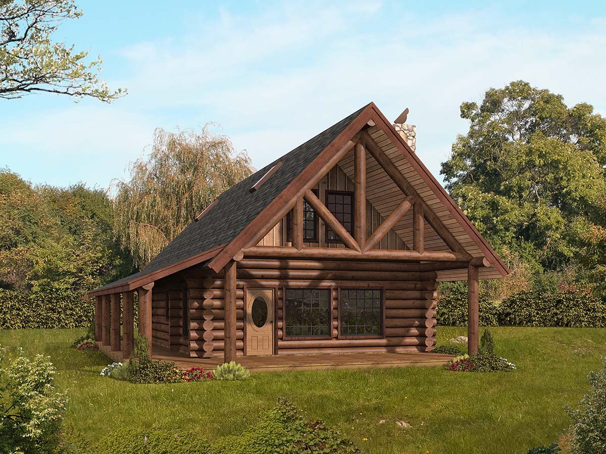American Log Cabin Plan