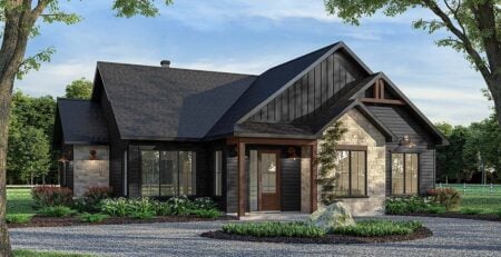 Transitional Style House Plan