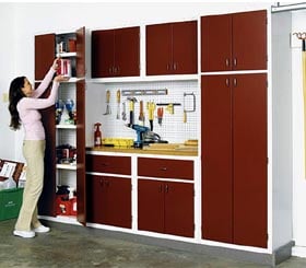Utility Cabinet System for your Basement or Garage Woodworking Plan - Product Code DP-00182
