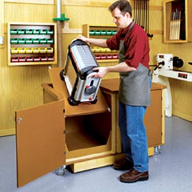Flip-Top Work Center Woodworking Plan - Product Code DP-00239