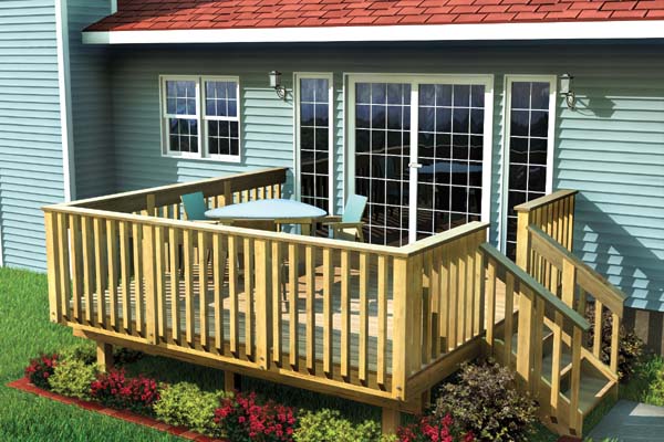 Easy Raised Deck - Plan 90002