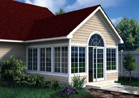 Gabled Sun Room Addition - Project Plan 90022