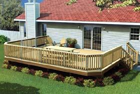 Fancy Raised Deck - Project Plan 90032